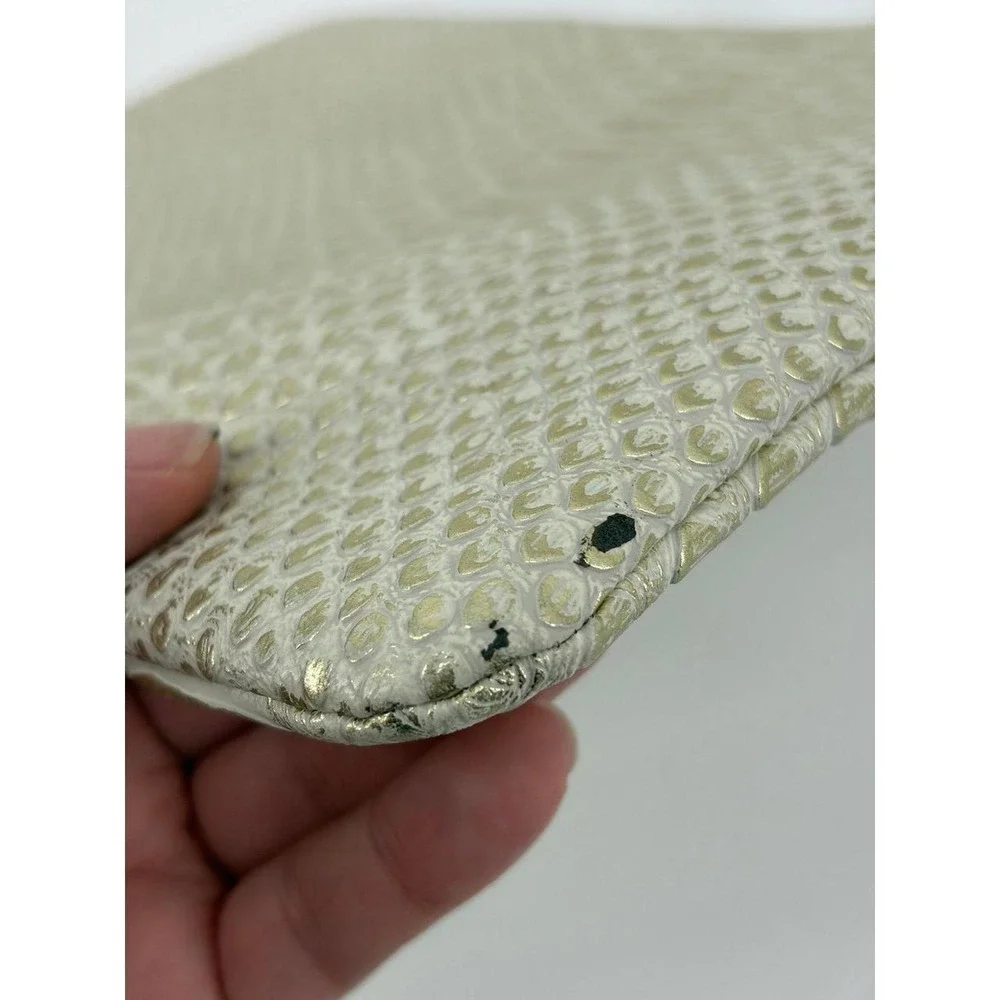 Stella & Dot Clutch Gold Envelope Bag Wristlet, Phone/Money Holder